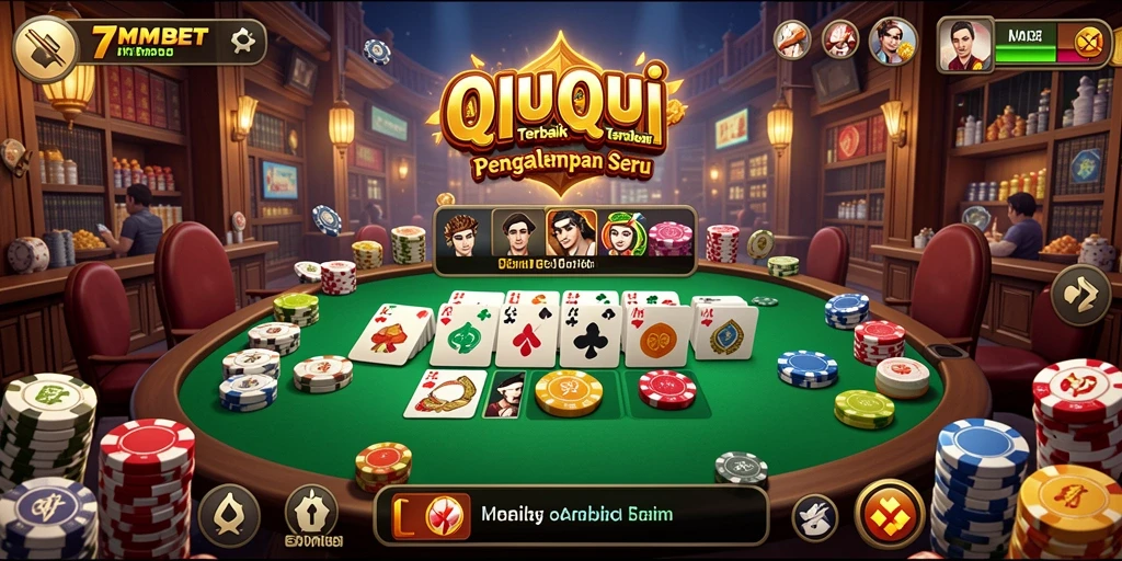 Tampilan gameplay menarik dari 7MMBET saat bermain QiuQiu.