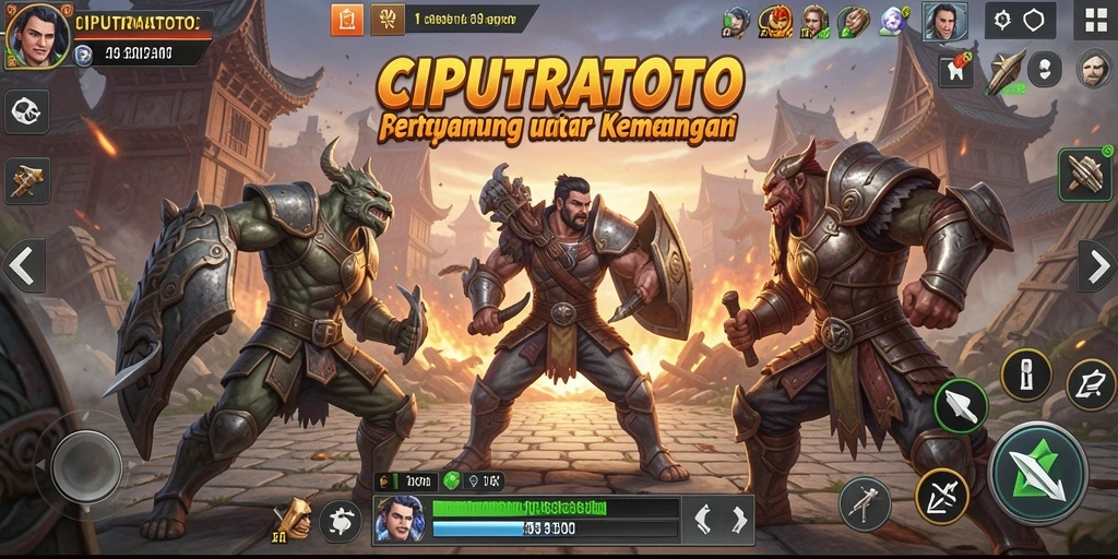 Tampilan antarmuka dan gameplay menarik dari CIPUTRATOTO.