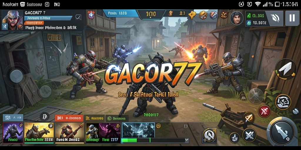 Tampilan gameplay GACOR77 yang menegangkan dan penuh strategi.