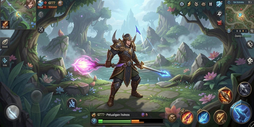 Tampilan gameplay seru dalam dunia ARPG penuh petualangan.