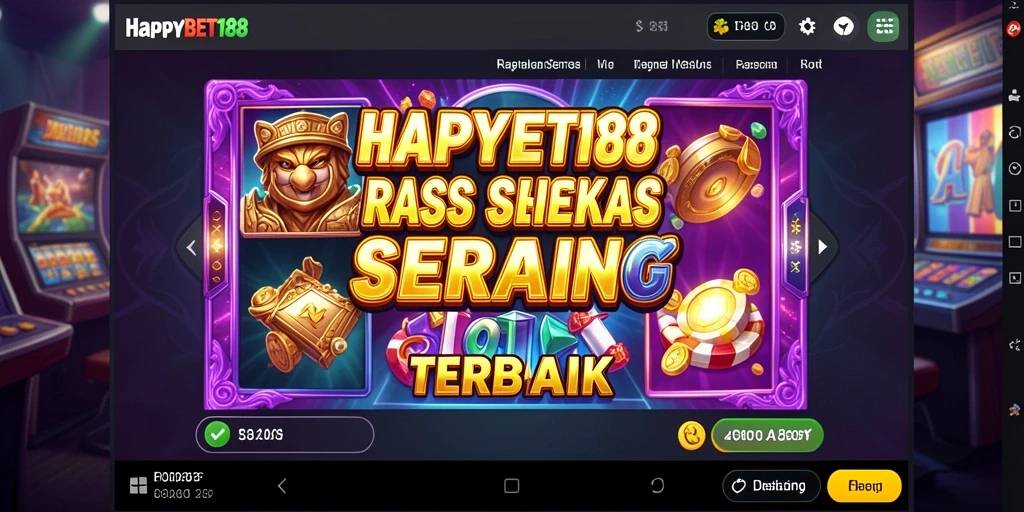 Tampilan gameplay Slot yang memukau di HAPPYBET188.