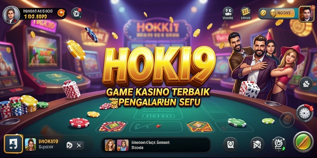 Tampilan gameplay HOKI9 yang menakjubkan dalam suasana Kasino.