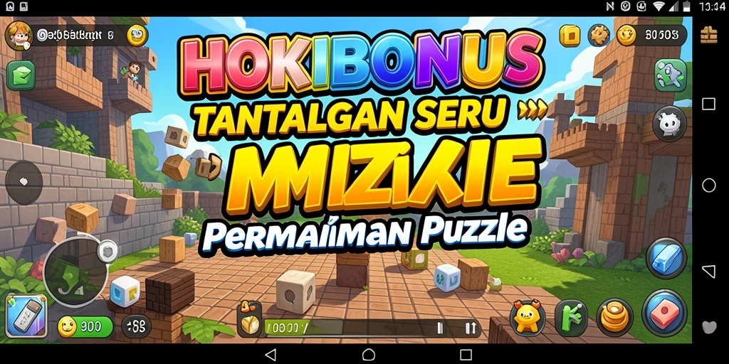 Tampilan screenshot gameplay HOKIBONUS yang menarik dan penuh tantangan puzzle.