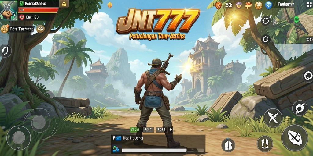 Gameplay mendebarkan JNT777 di dunia terbuka yang luas.