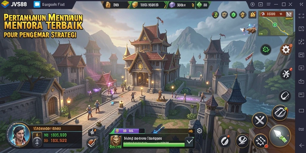 Gameplay JVS88 menampilkan aksi Tower Defense yang mendebarkan.