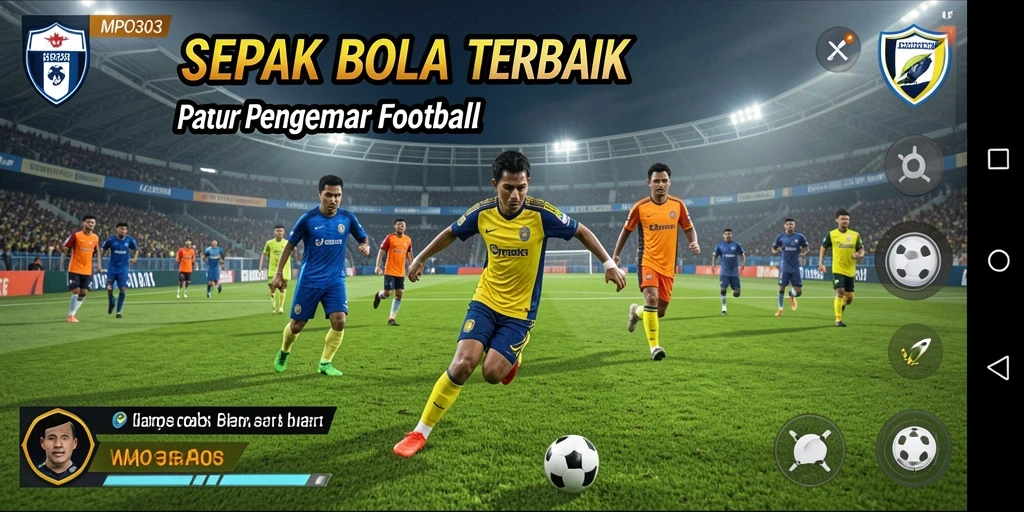 Tangkapan layar <strong>MPO303</strong> menampilkan aksi seru pertandingan sepak bola.