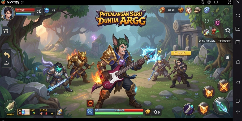 Tampilan gameplay MVP789 yang penuh aksi dan strategi ARPG.