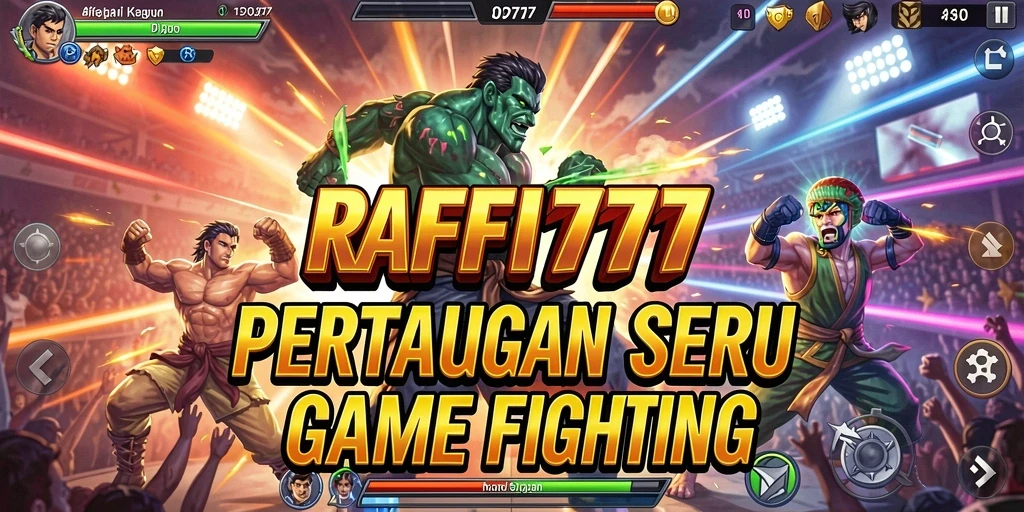 Screenshot gameplay RAFFI777 yang menunjukkan aksi pertarungan seru.