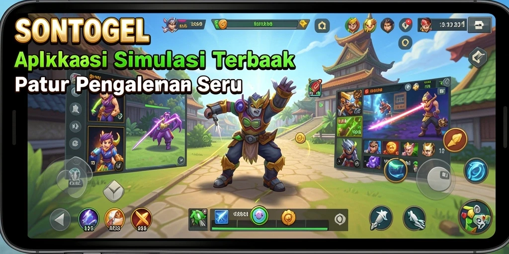 Tampilan gameplay menarik dari aplikasi SONTOGEL yang penuh aksi.