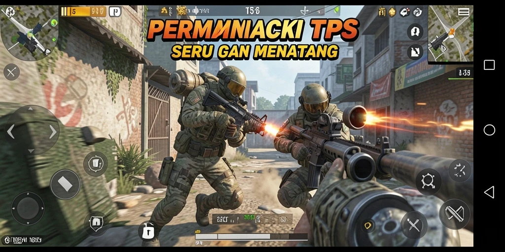Screenshot menampilkan aksi seru gameplay T6 di arena pertempuran.